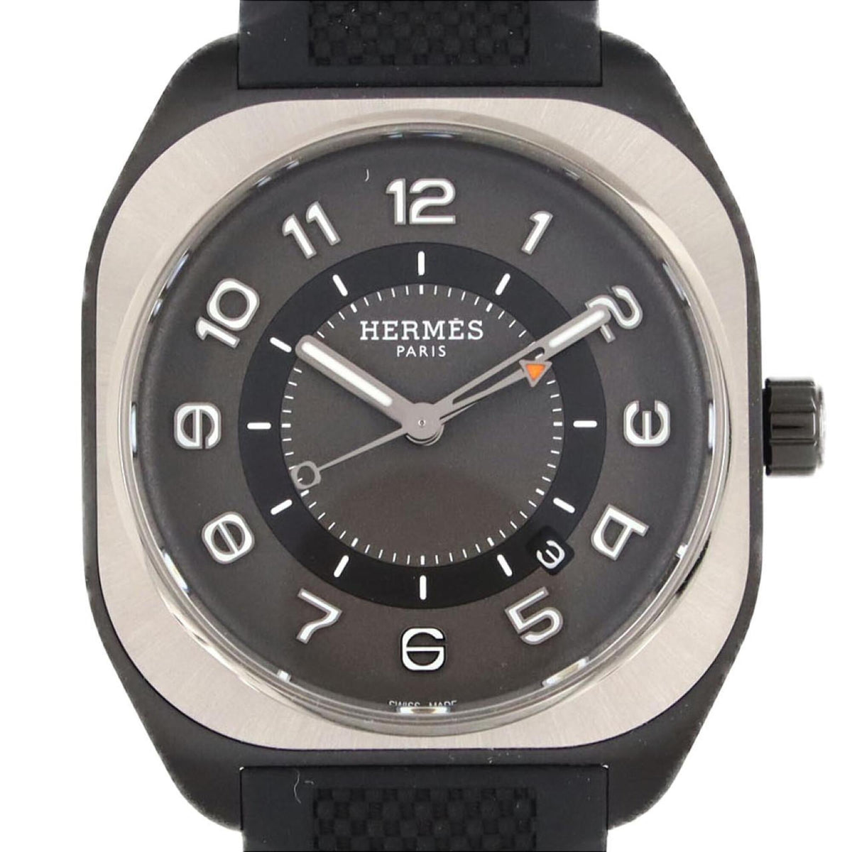 Pre-Owned Hermes H08 DLC SP1.741 TI Automatic Watch