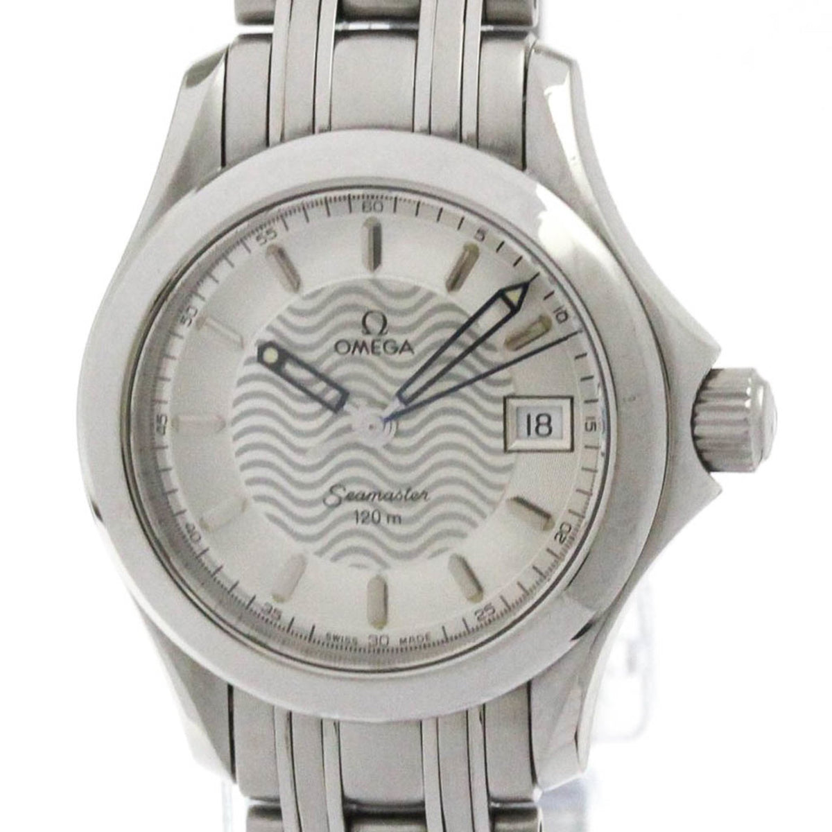 Pre-Owned OMEGA Seamaster 120M Steel Quartz Ladies Watch 2571.31 Polished