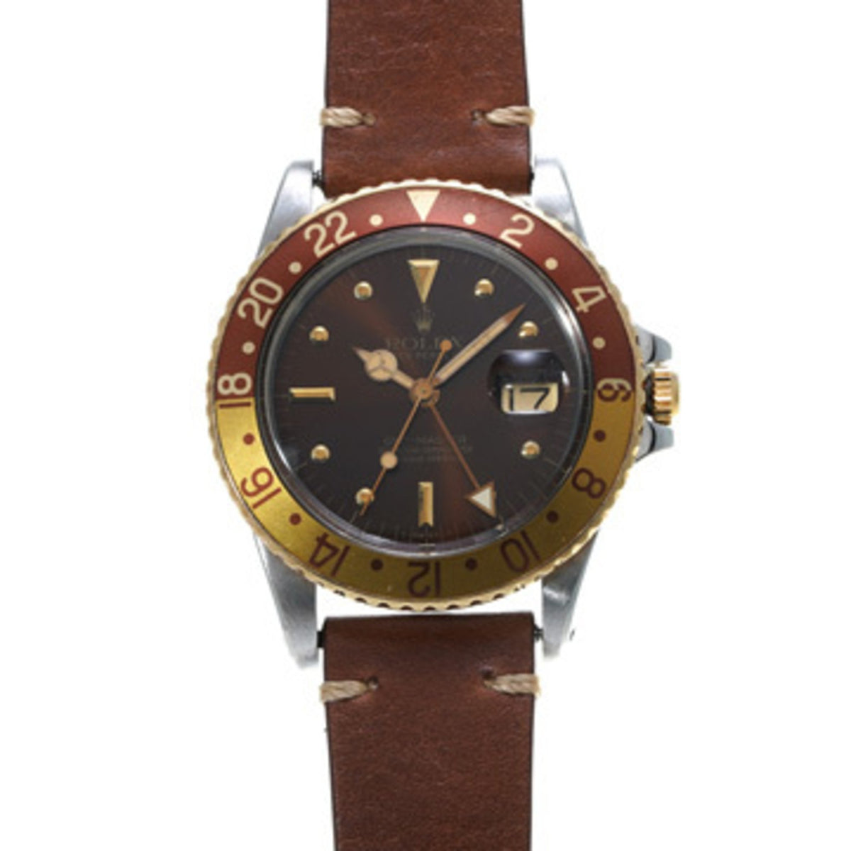 Pre-Owned Rolex GMT-Master 16753, 60s (manufactured around 1979), Brown, Men's Automatic Watch