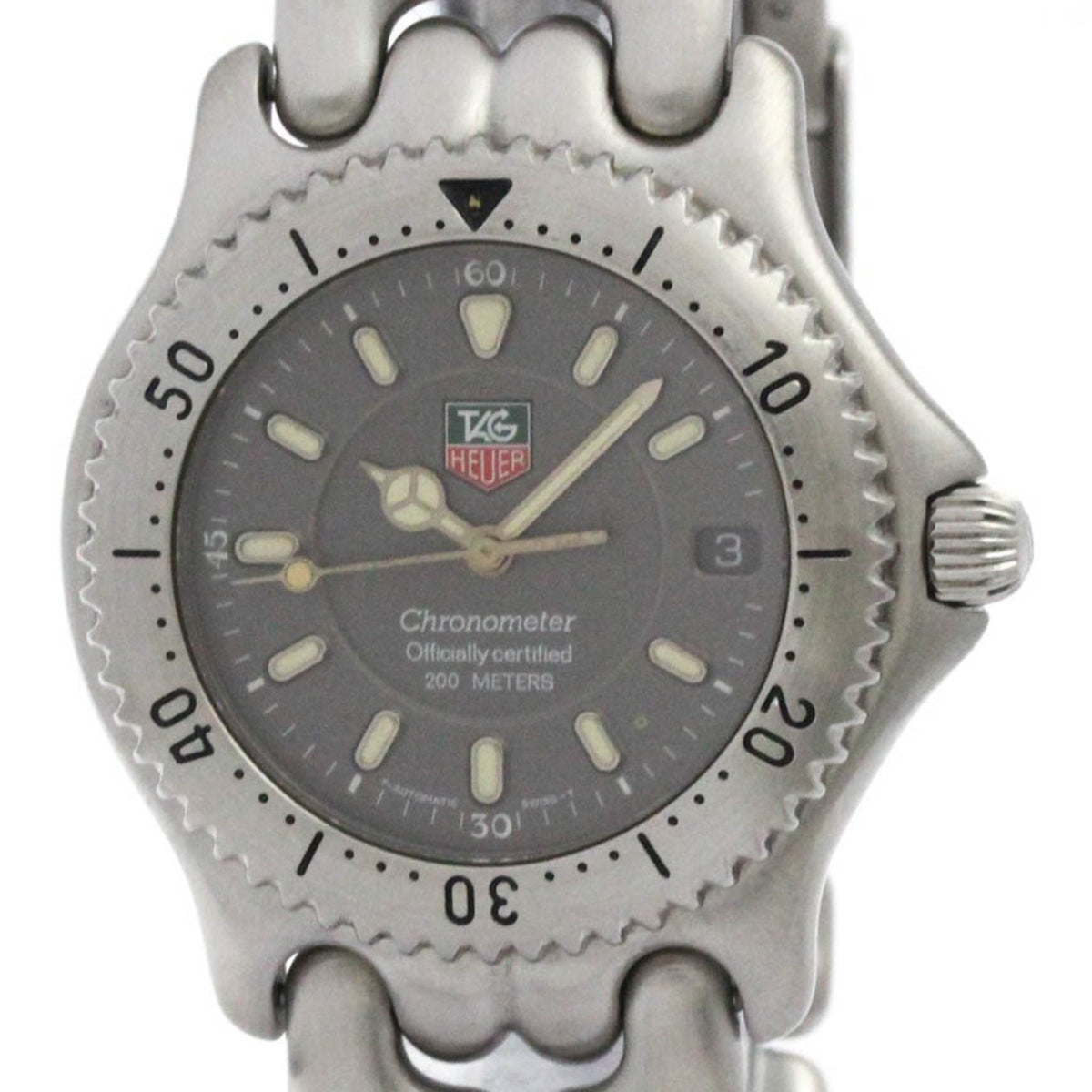 Pre-Owned TAG HEUER Sel 200M Chronometer Automatic Mens Watch S89.206 Polished