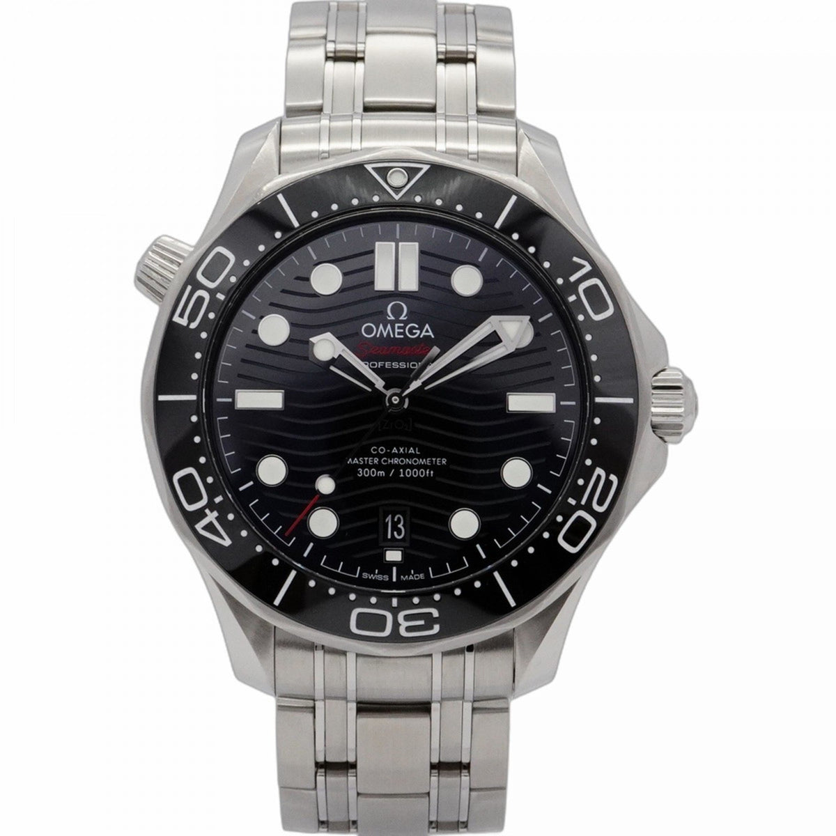 Pre-Owned Omega Seamaster 210.30.42.20.01.001 Black Dial Men's Watch