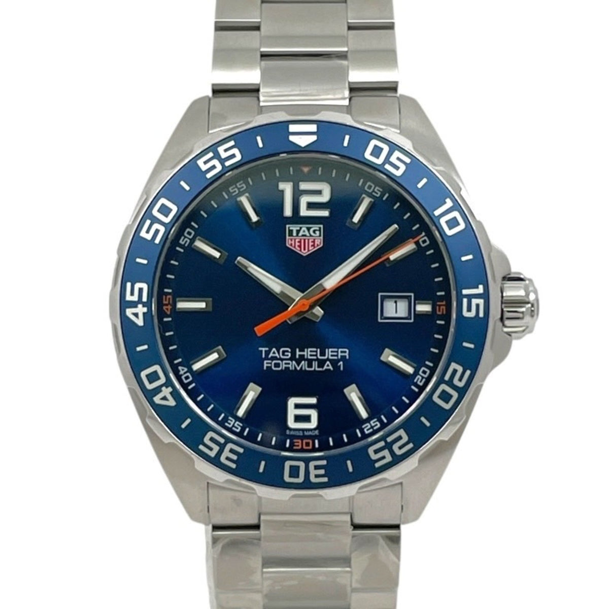 Pre-Owned TAG HEUER Formula 1 WAZ1010.BA0842 Men's Stainless Steel Quartz Watch, Blue