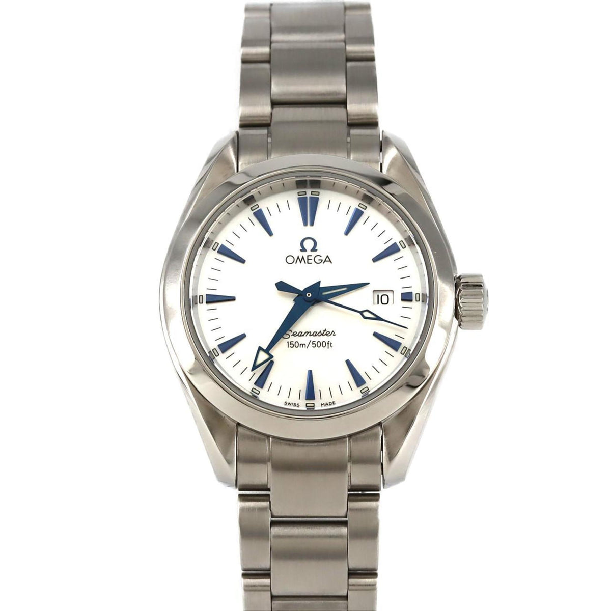 Pre-Owned Omega Seamaster Aqua Terra 2577.70 SS Quartz Watch