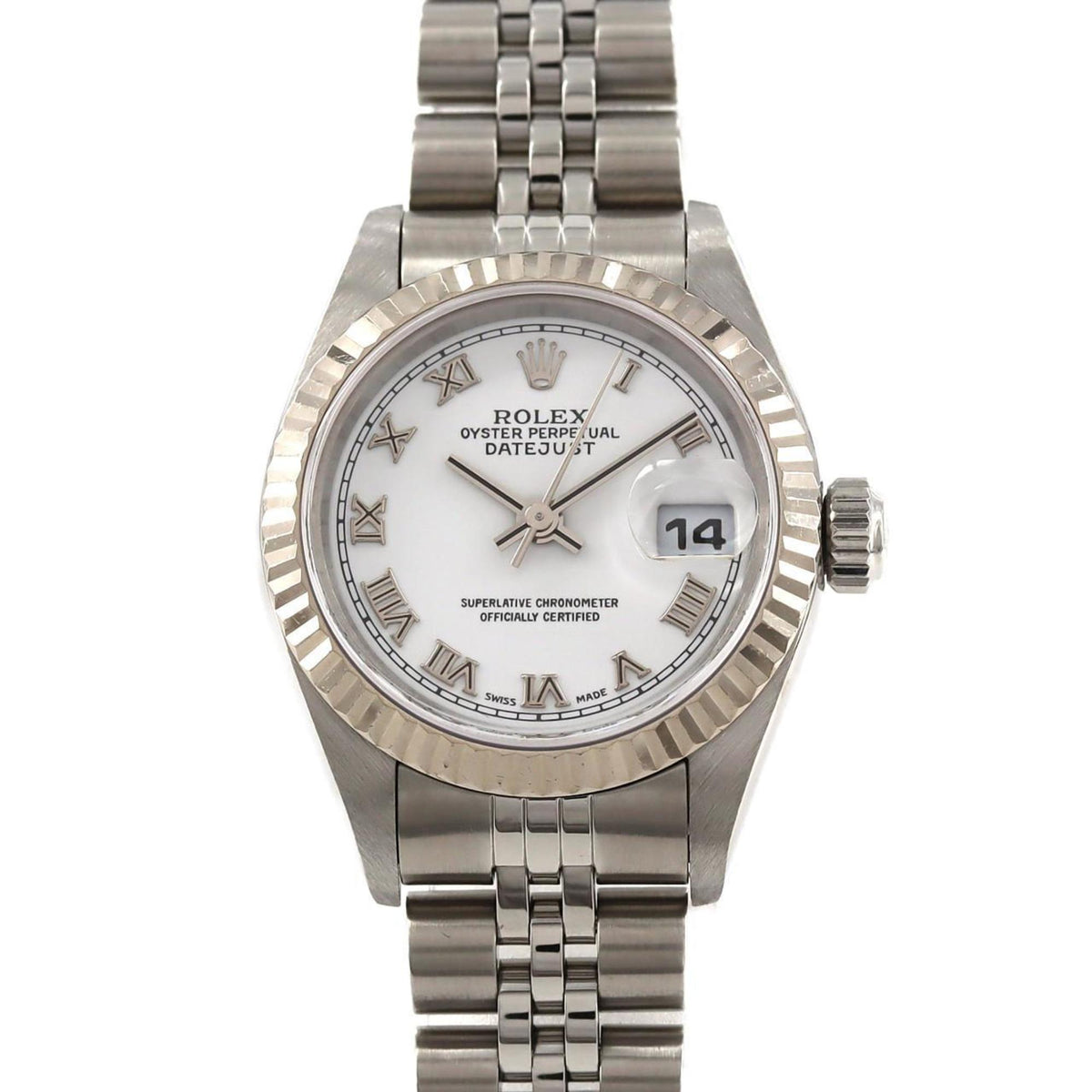 Pre-Owned Rolex Datejust 79174 SSxWG Automatic Watch P-Serial
