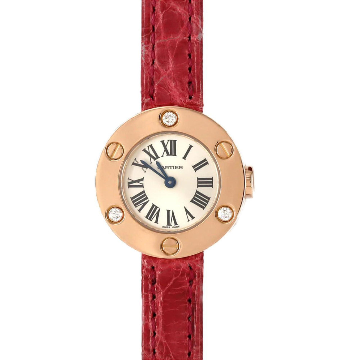 Pre-Owned Cartier Love Watch PG 3P PG/RG Quartz Wristwatch