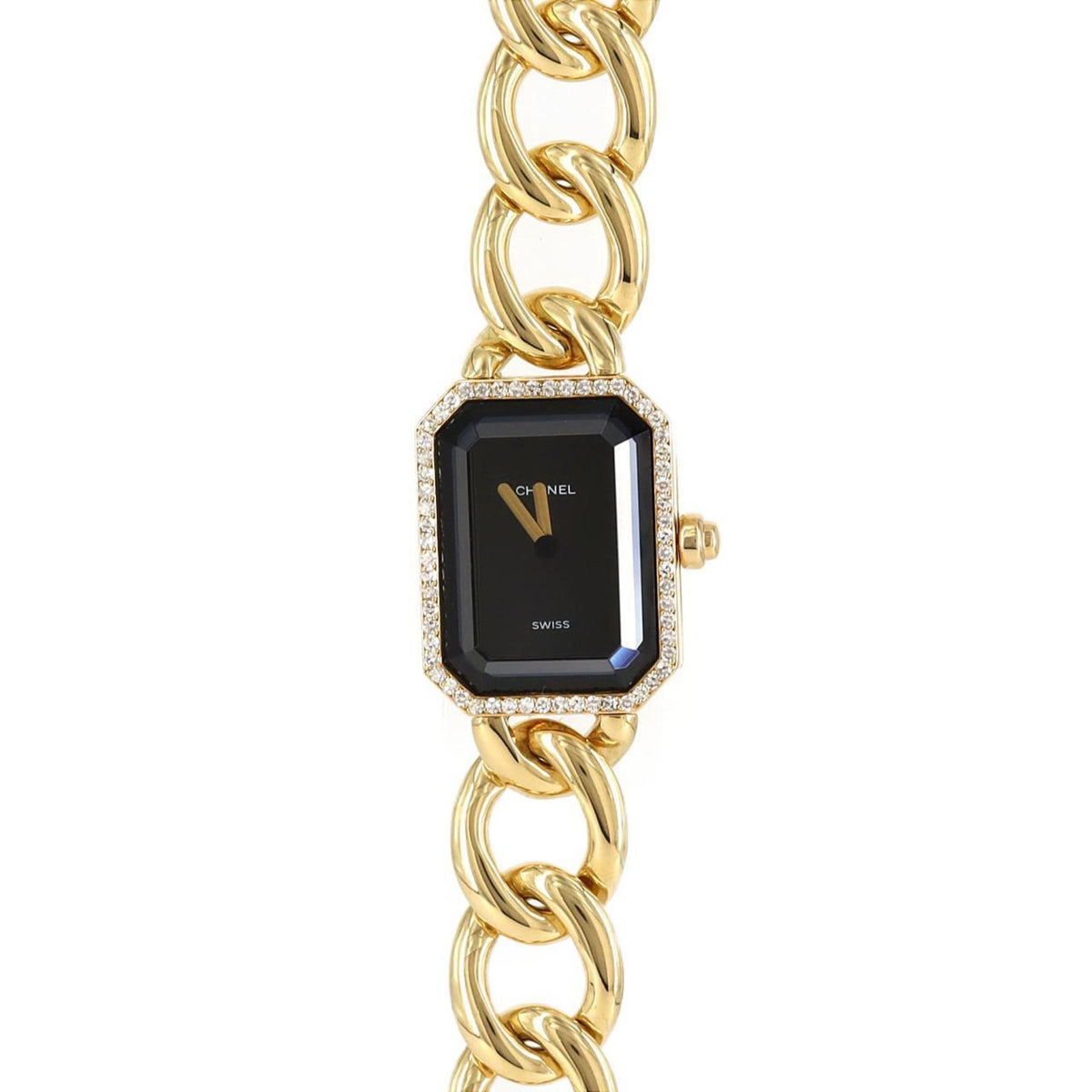 Montre à quartz Chanel Premiere YG D XL taille H0113 d'occasion 