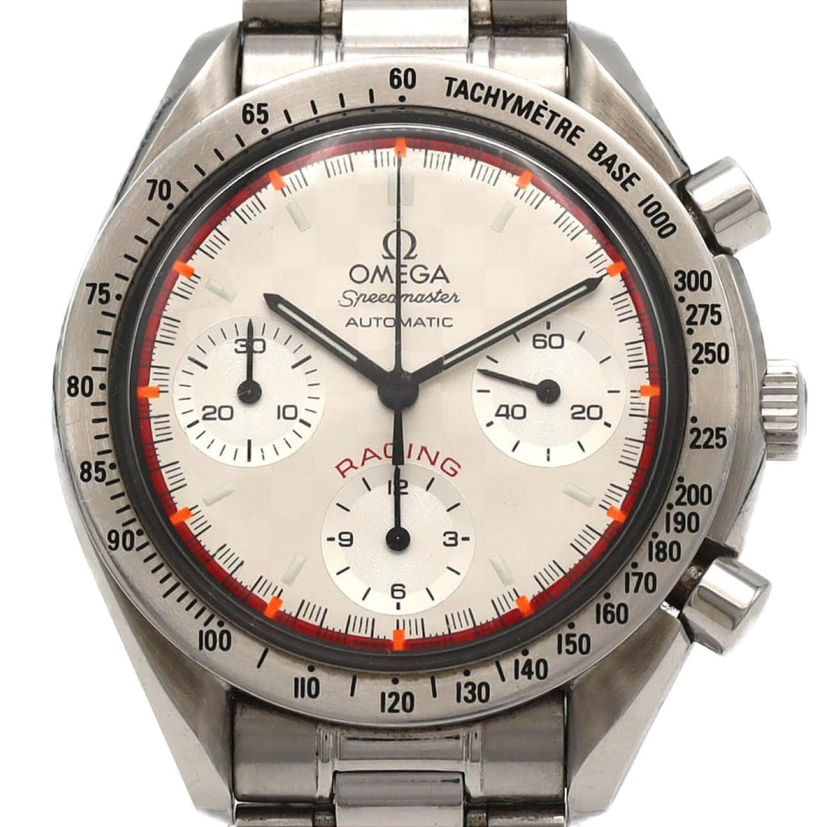 Pre-Owned Omega Speedmaster Racing Michael Schumacher Limited 3517.30 Stainless Steel Automatic Watch