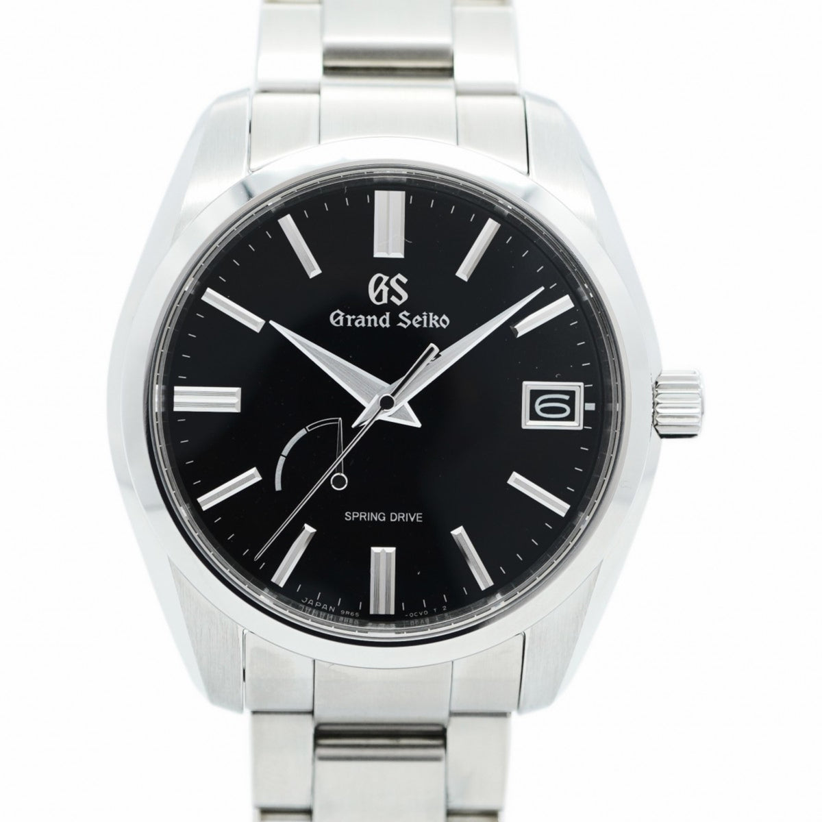 Pre-Owned Seiko Grand 9R65-0DY0 Black Dial Men's Watch