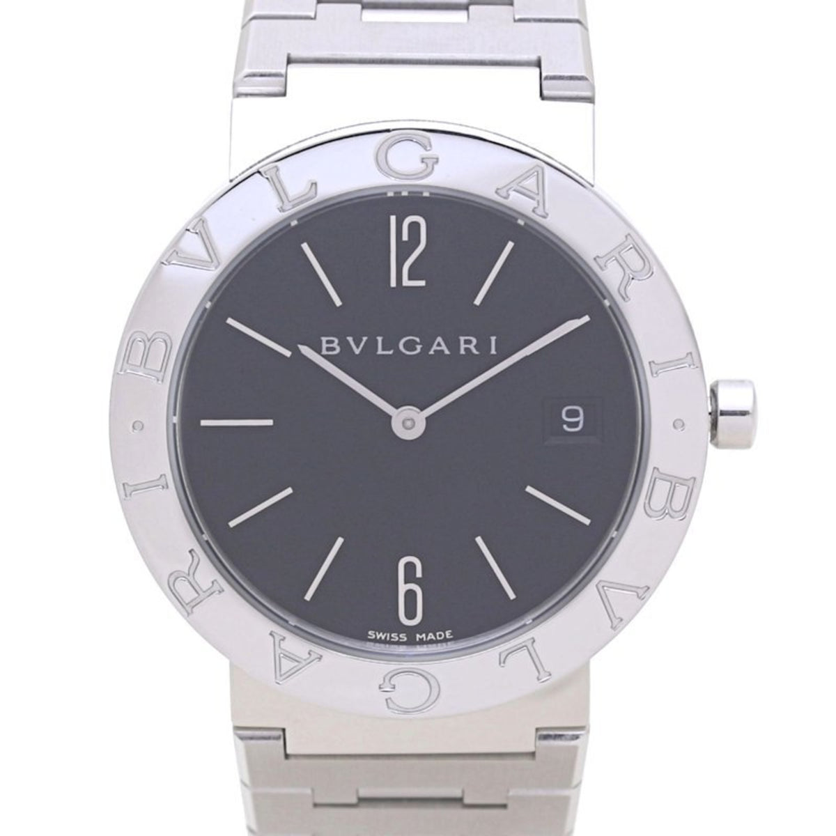 Pre-Owned BVLGARI BB33SSD BB33SS Stainless Steel Watch 130416