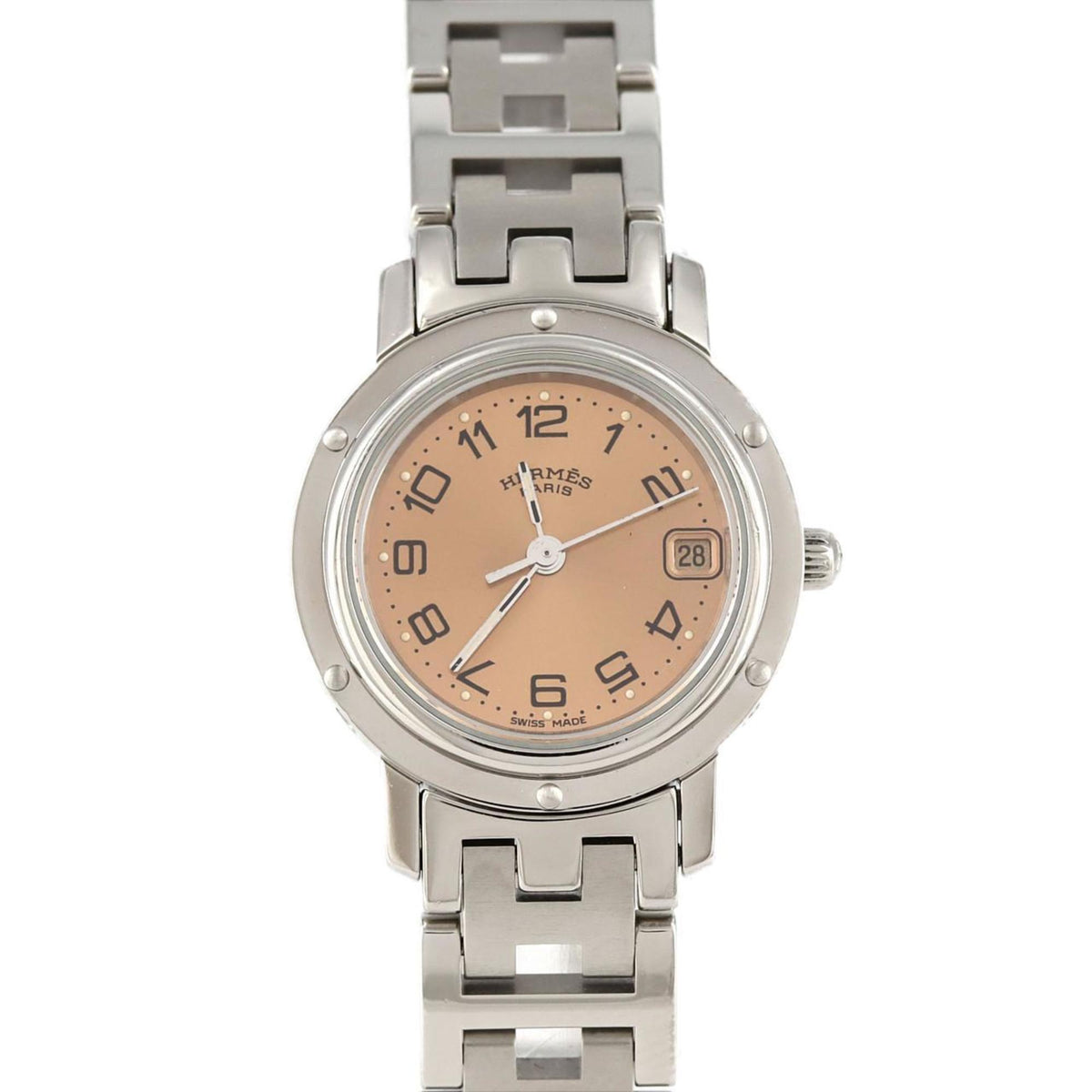 Montre à quartz Hermes Clipper CL4.210 SS d'occasion 
