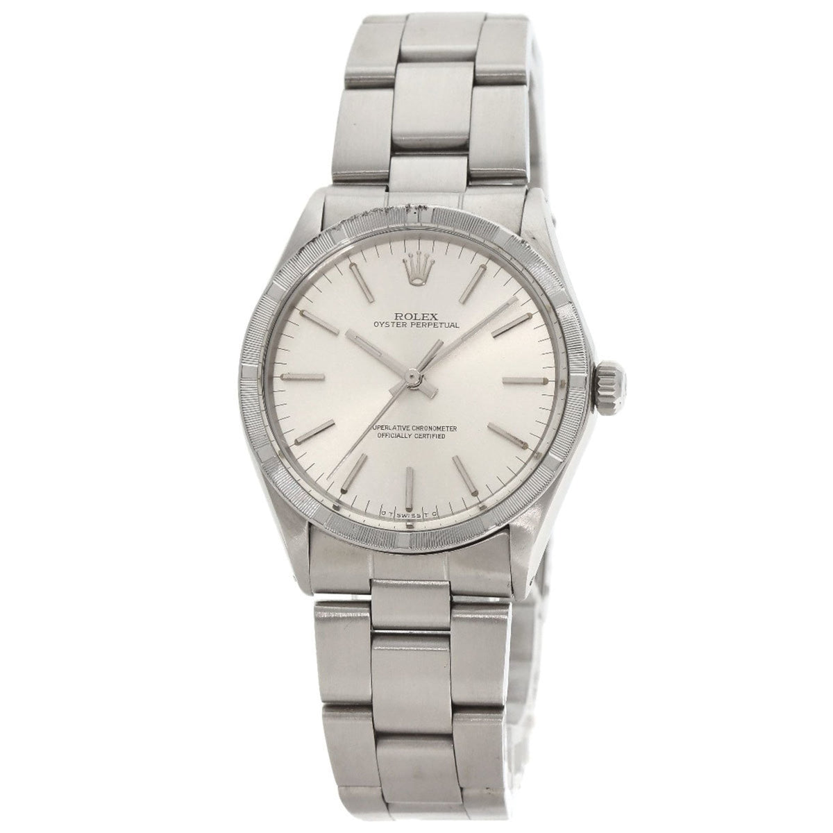 Pre-Owned Rolex 1007 Oyster Perpetual 1972 Stainless Steel Men's Watch ROLEX