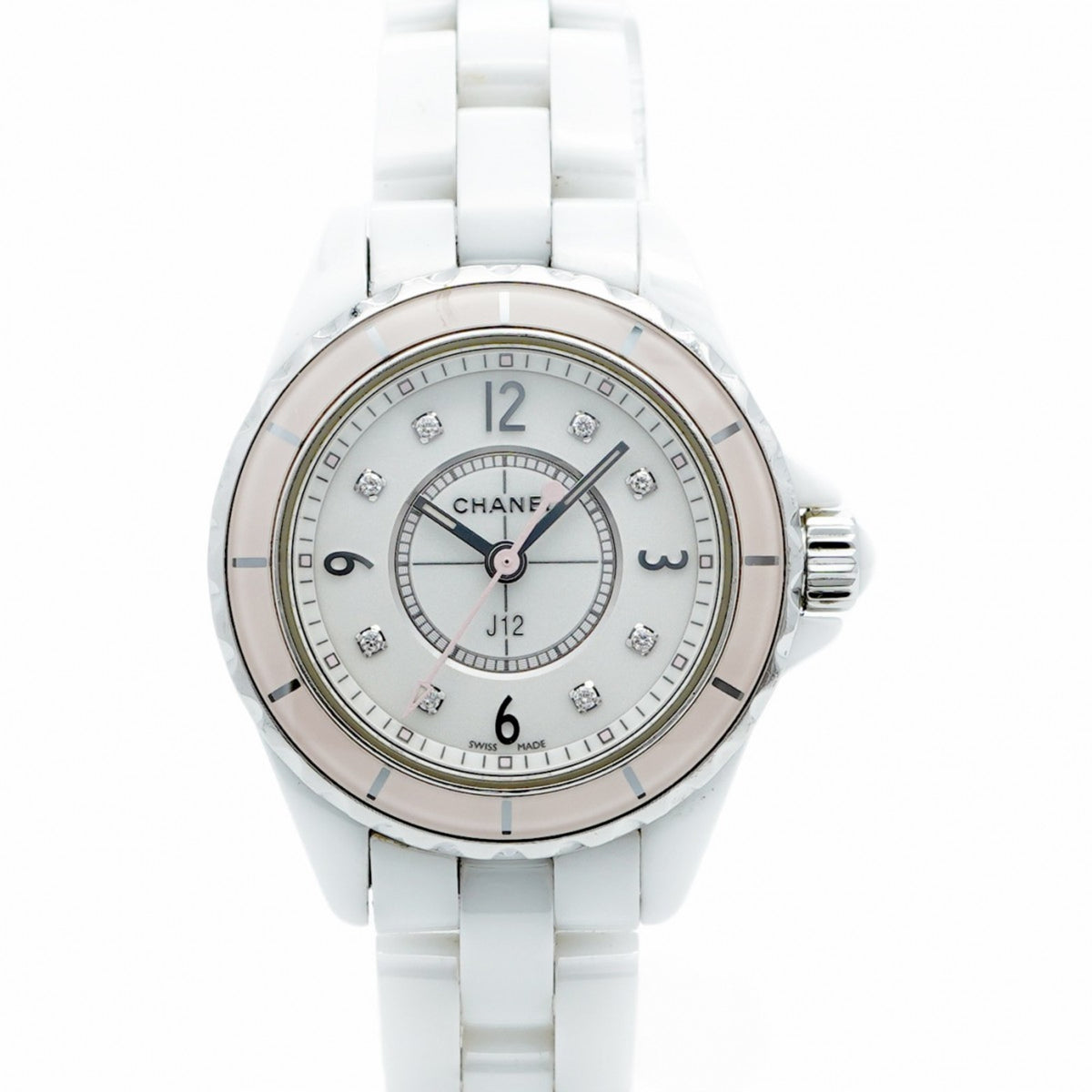 Pre-Owned Chanel J12 H4466 White Dial Women's Watch