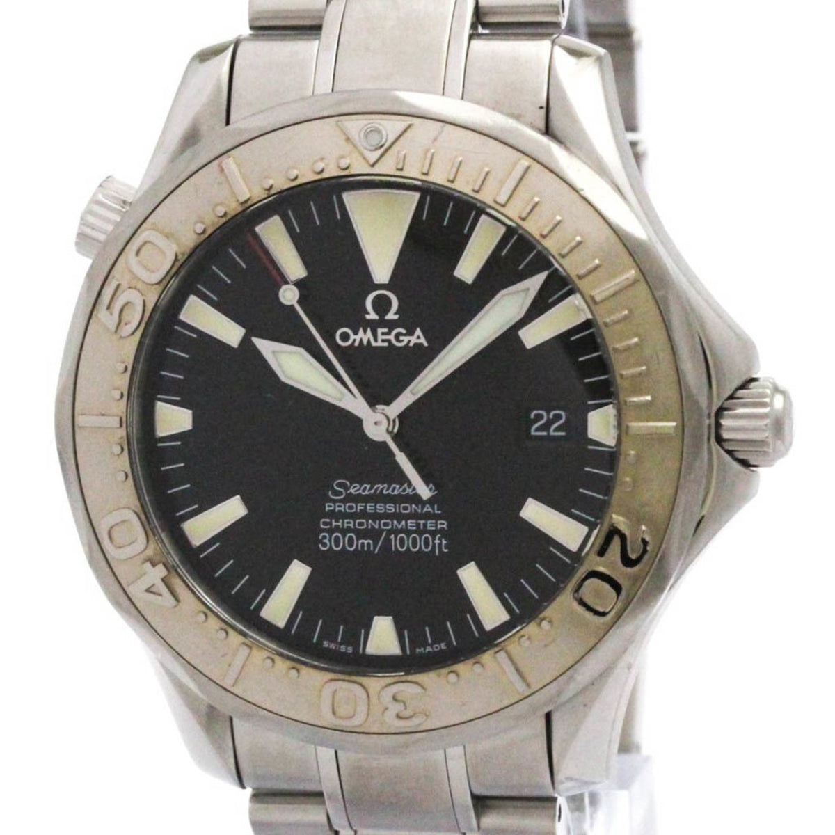 Pre-Owned OMEGA Seamaster Professional 300M Automatic Mens Watch 2230.50 Polished