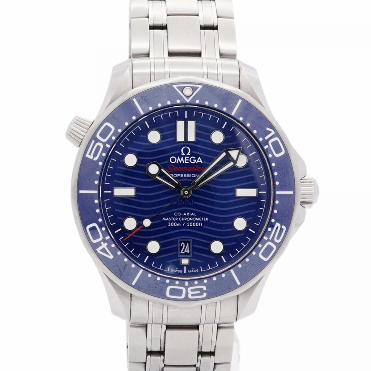 Pre-Owned Omega Seamaster 210.30.42.20.03.001 Blue Dial Men's Watch
