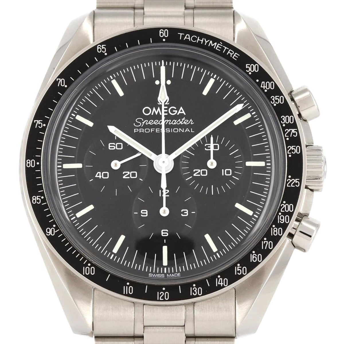 Pre-Owned Omega Speedmaster Moonwatch Pro 310.30.42.50.01.001 SS Wristwatch Hand-wound