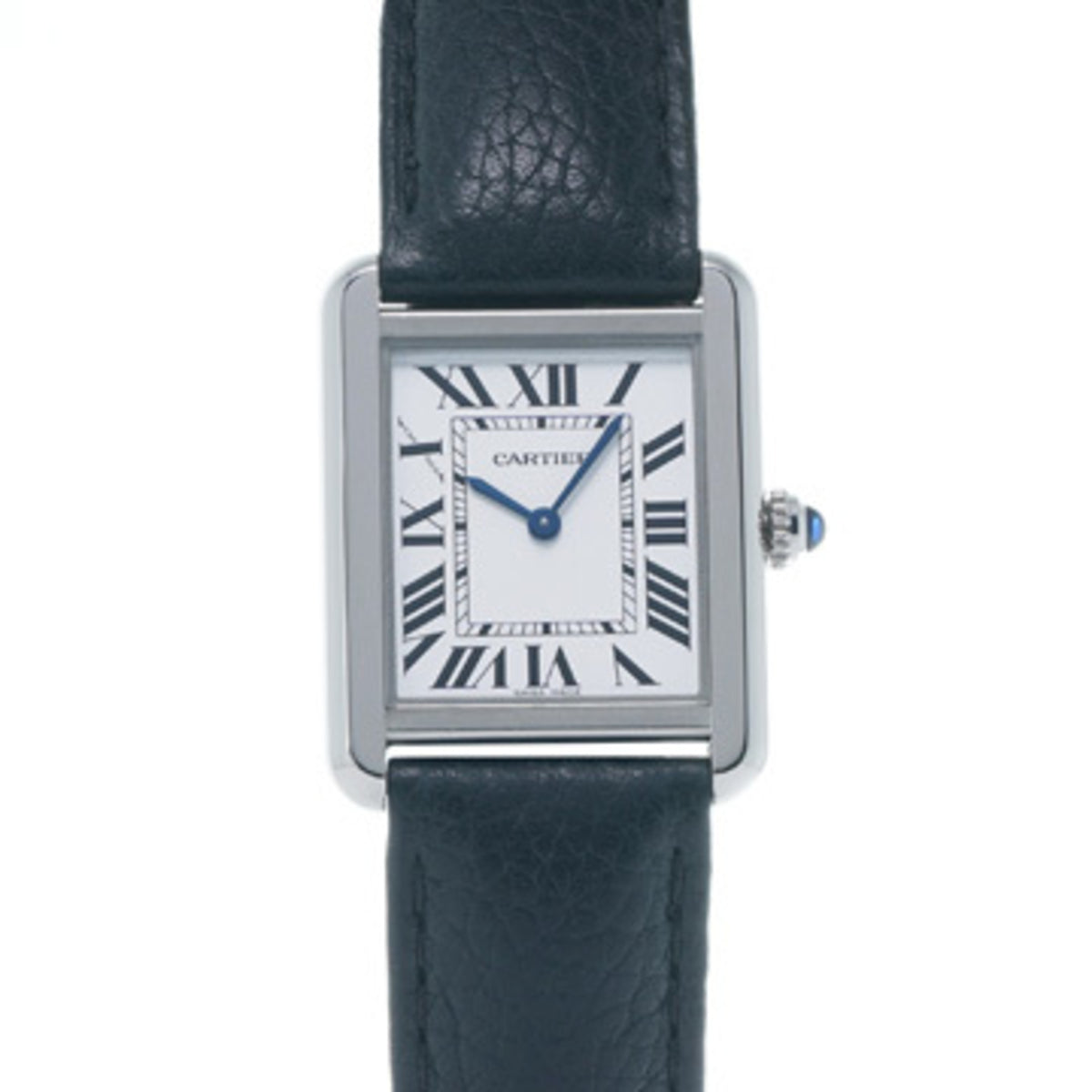 Pre-Owned Cartier Tank Solo SM WSTA0030 Silver Women's Quartz Watch (Pre-owned) - Ginzo
