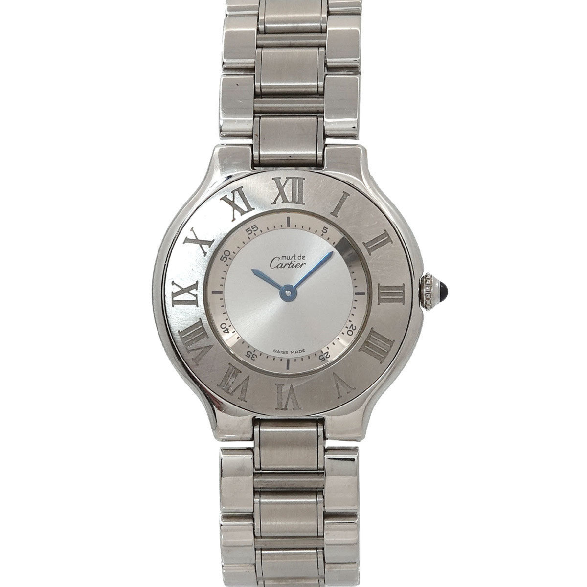 Pre-Owned Cartier Must 21 Vantianne W10110T2 Boys' Silver Quartz Watch