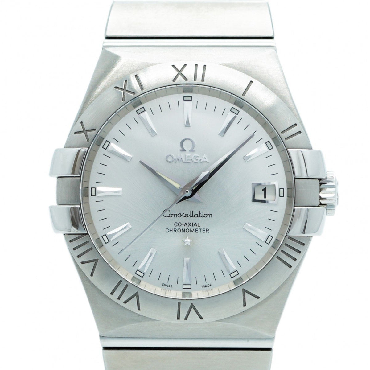 Pre-Owned Omega Constellation 123.10.35.20.02.001 Silver Dial Watch Men's