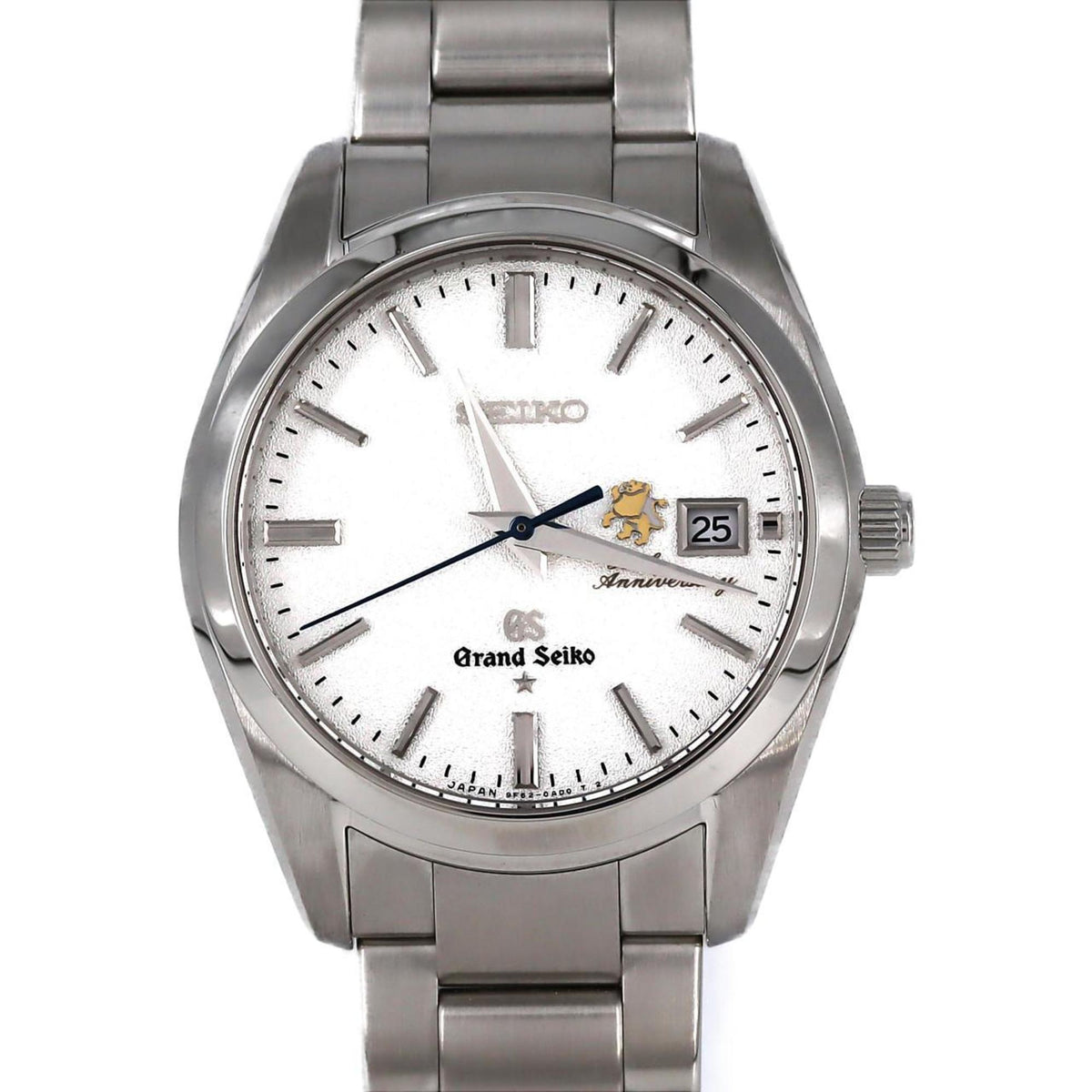 Montre-bracelet Seiko Grand 9F Quartz d'occasion, édition limitée 50e édition, 9F62-0AC0 SBGX075 SS 