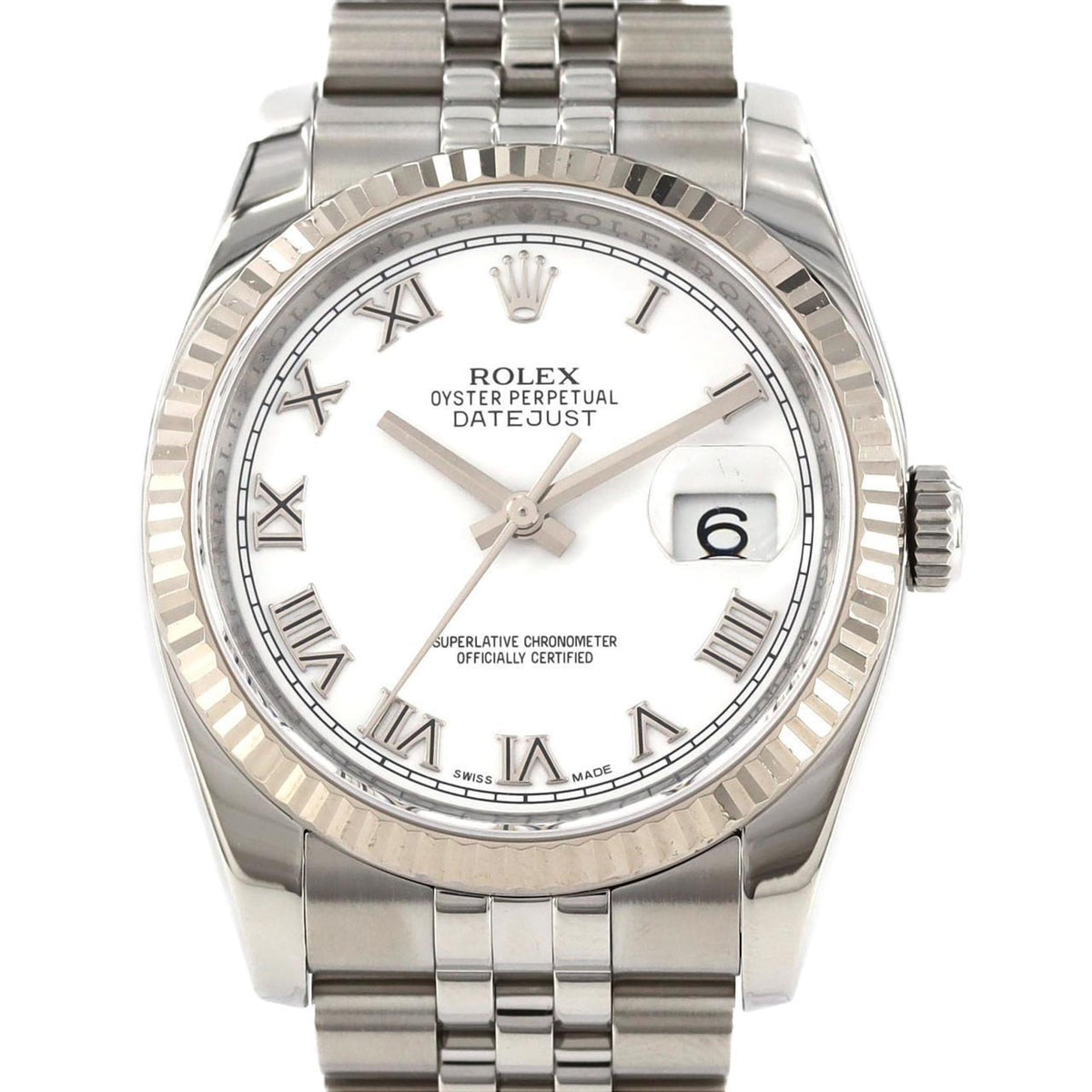 Pre-Owned Rolex Datejust 116234 SSxWG Automatic Watch, Random Number