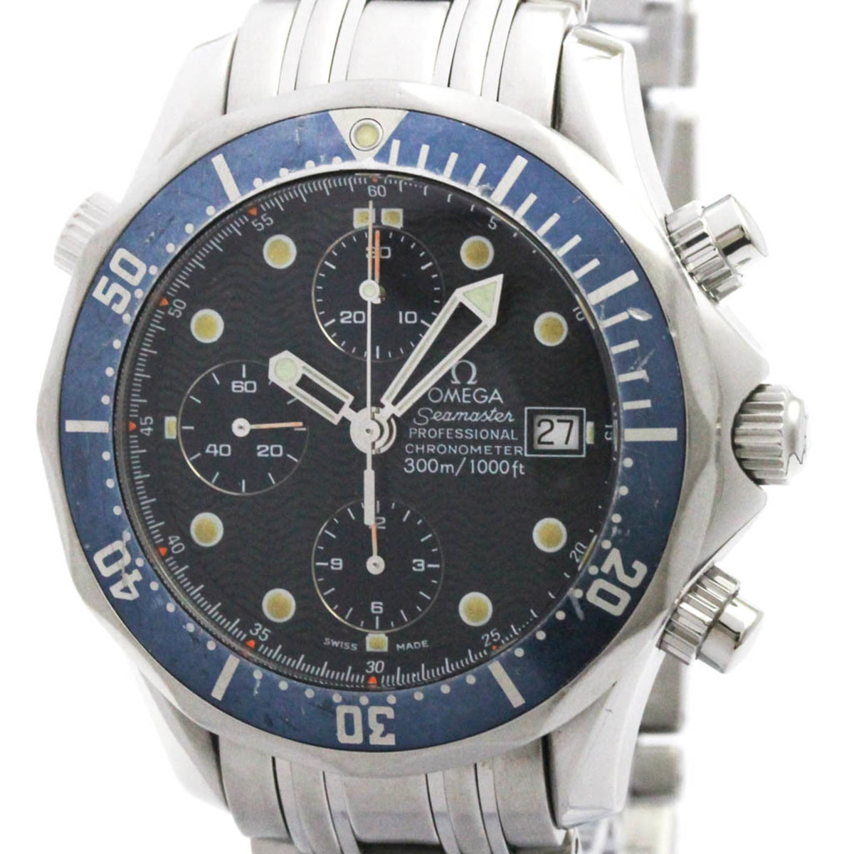 Pre-Owned OMEGA Seamaster Professional 300M Chronograph Watch 2599.80 Polished