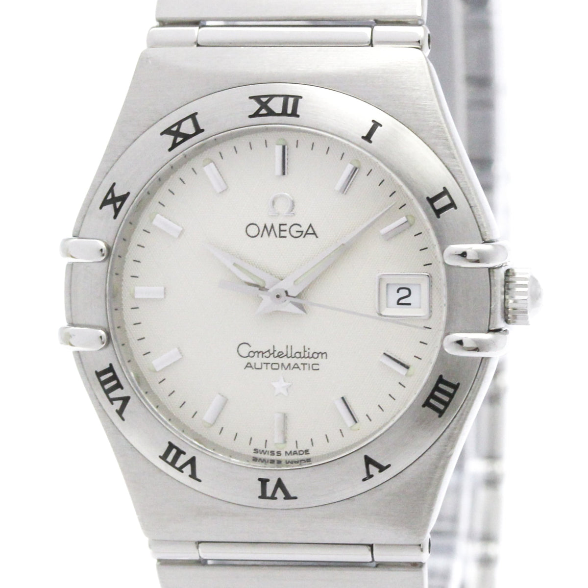 Pre-Owned OMEGA Constellation Steel Automatic Ladies Watch 1592.30 Polished