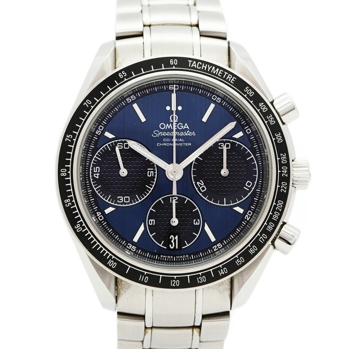 Pre-Owned Omega Speedmaster 326.30.40.50.03.001 Navy Dial Men's Watch
