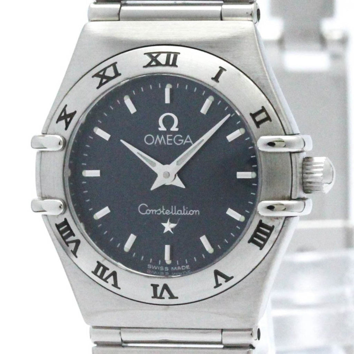 Pre-Owned Polished OMEGA Constellation Steel Quartz Ladies Watch 1562.40 BF571217