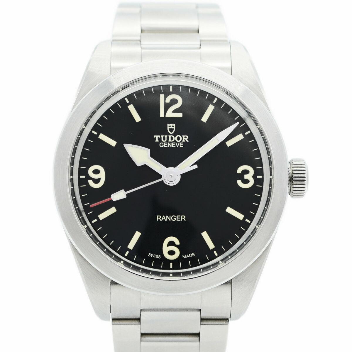 Pre-Owned Tudor Ranger 79950 Black Dial Men's Watch