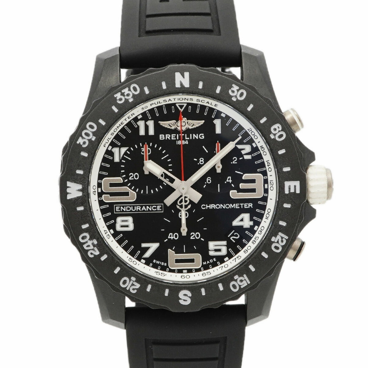 Pre-Owned Breitling Endurance Pro X82310 Black Dial Men's Watch