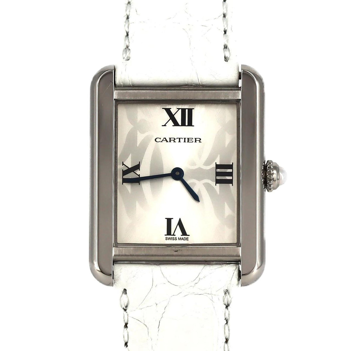 Montre-bracelet à quartz Cartier Tank Solo SM 2006X'mas LIMITED W1019555 SS d'occasion 