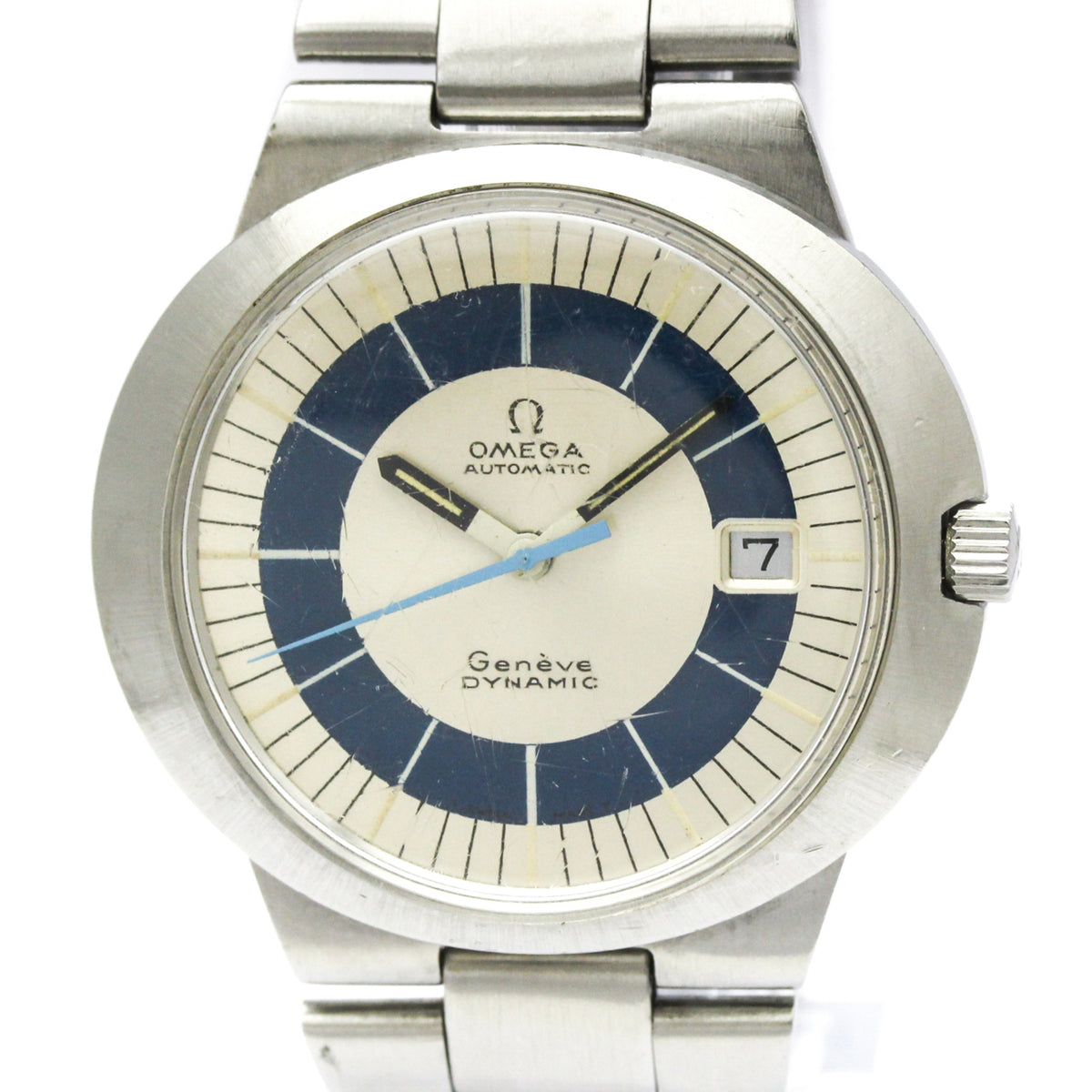 Pre-Owned OMEGA Geneve Dynamic Cal 565 teel Automatic Watch 166.039 Vintage