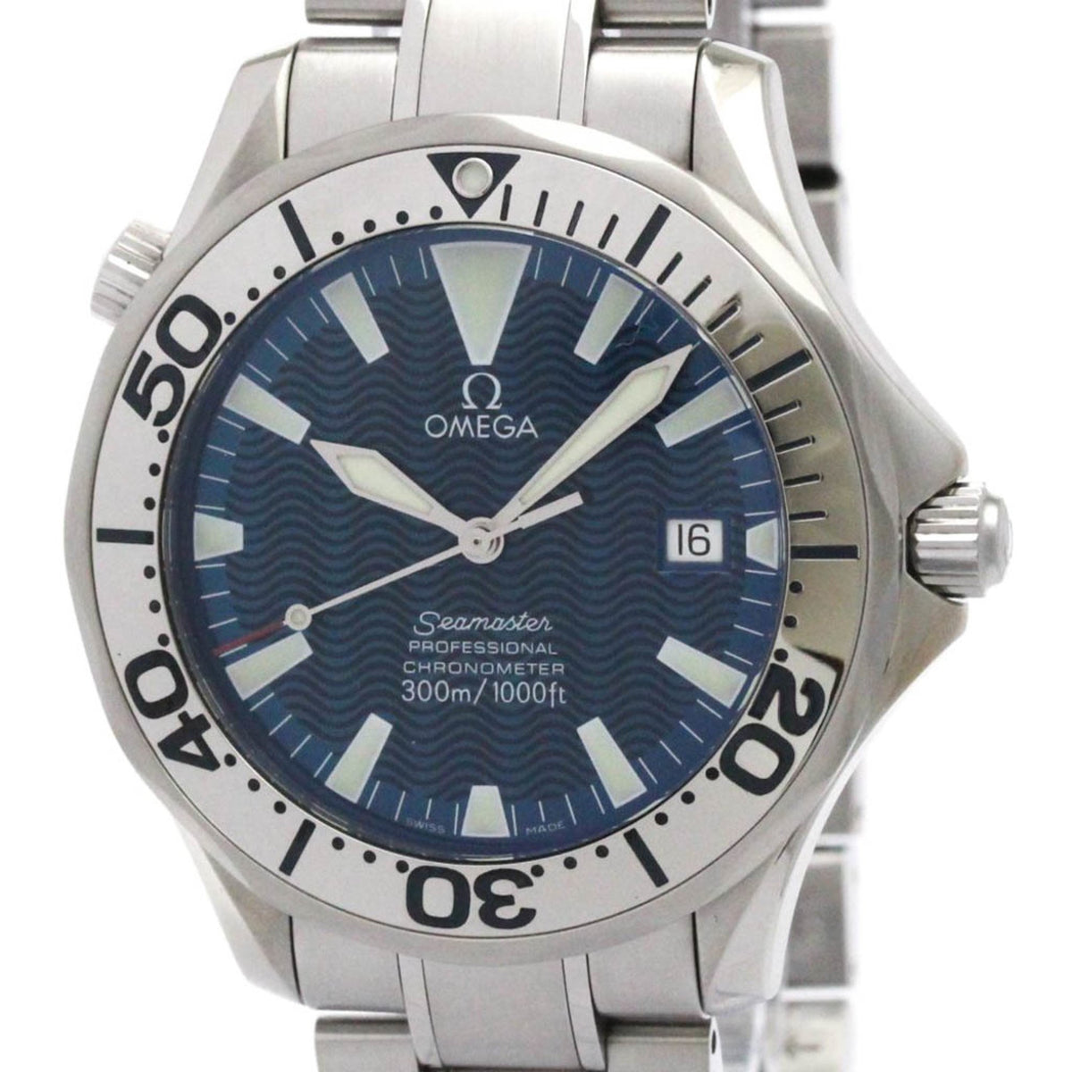 Pre-Owned OMEGA Seamaster Professional 300M Automatic Mens Watch 2255.80 Polished