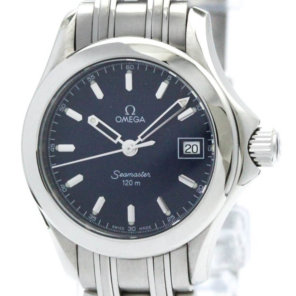 Pre-Owned Polished OMEGA Seamaster 120M Jacques Mayol LTD Edition Watch 2587.80 BF571232