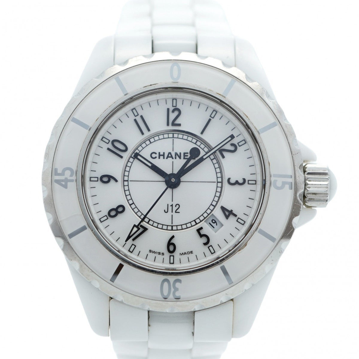 Pre-Owned Chanel J12 H0968 White Dial Women's Watch
