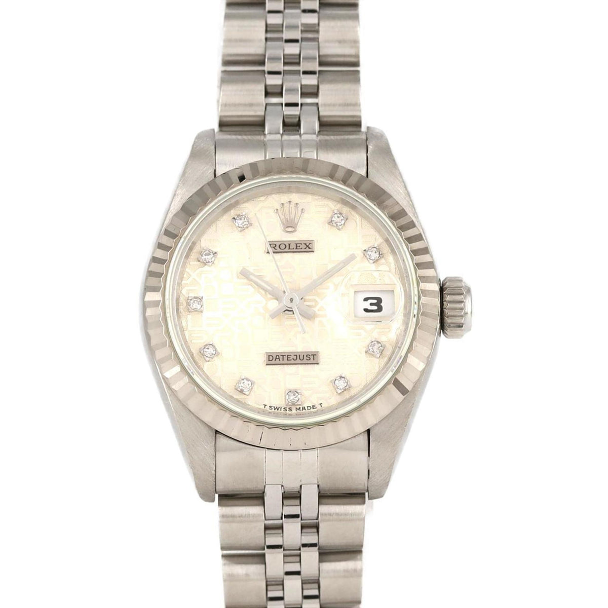 Pre-Owned Rolex Datejust 69174G. SSxWG Automatic Watch, S-Serial