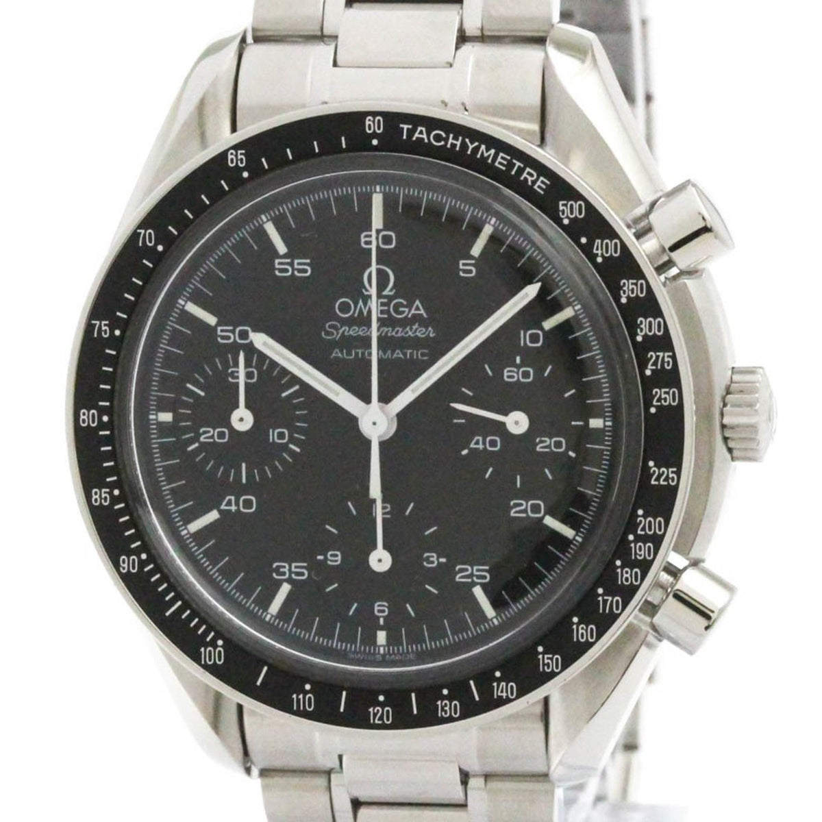 Pre-Owned OMEGA Speedmaster Automatic Steel Mens Watch 3510.50 Polished