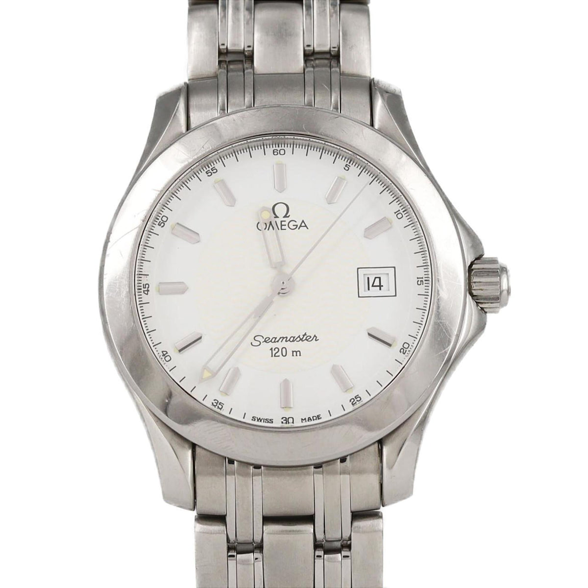 Pre-Owned Omega Seamaster 120 2511.21 SS Quartz Watch