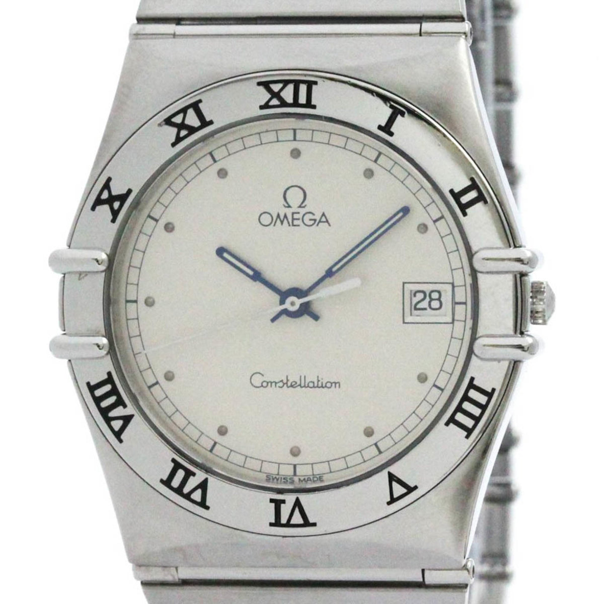 Pre-Owned Polished OMEGA Constellation Stainless Steel Quartz Mens Watch 396.1070 BF579977