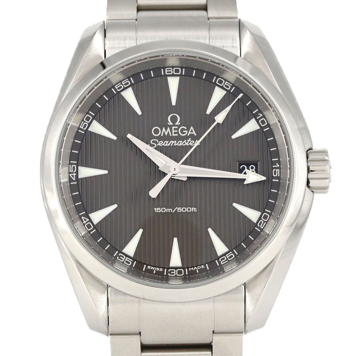Pre-Owned Omega Seamaster Aqua Terra 231.10.39.60.06.001 Stainless Steel Quartz Watch