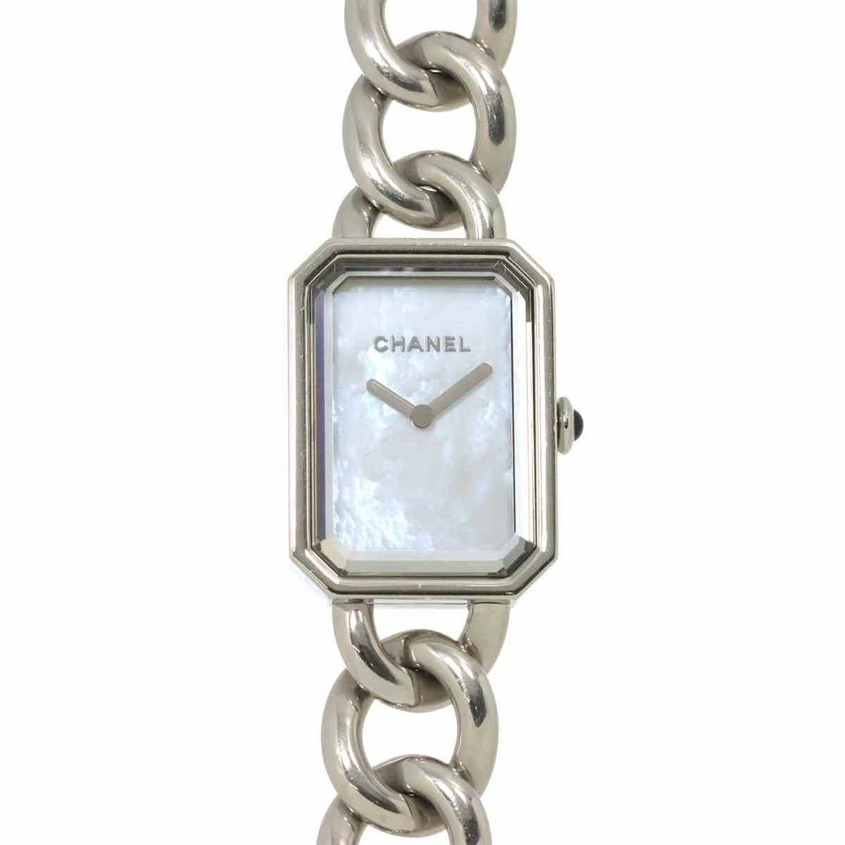 Montre femme CHANEL Premiere H3251 d'occasion à quartz avec coque blanche 