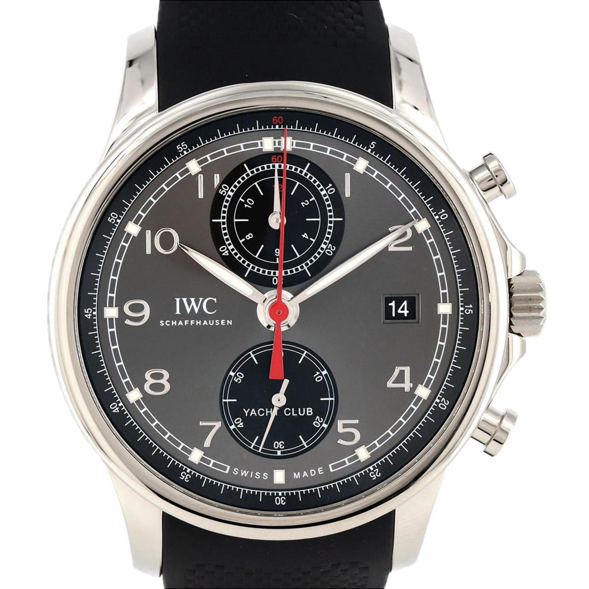 Montre-bracelet automatique d'occasion IWC Portugaise Yacht Club Chronographe IW390503 SS 