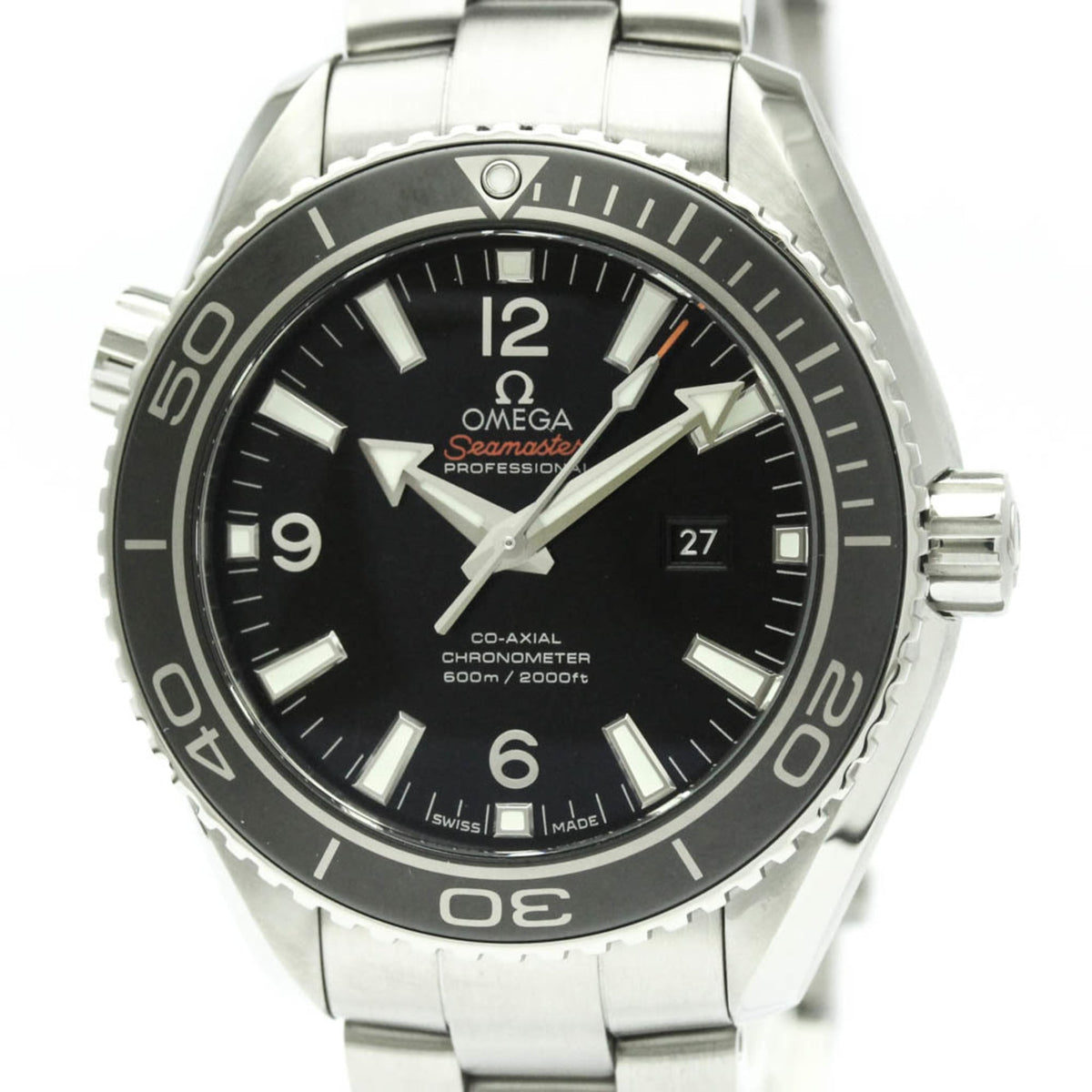 Pre-Owned OMEGA Seamaster Planet Ocean 600M Watch 232.30.38.20.01.001 Polished