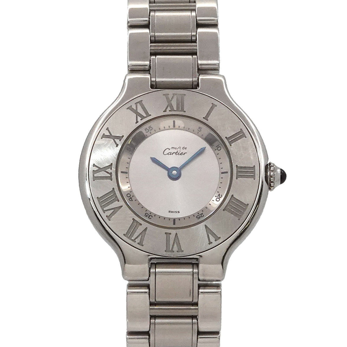 Pre-Owned Cartier Must 21 Vantianne W10109T2 Women's Silver Quartz Watch