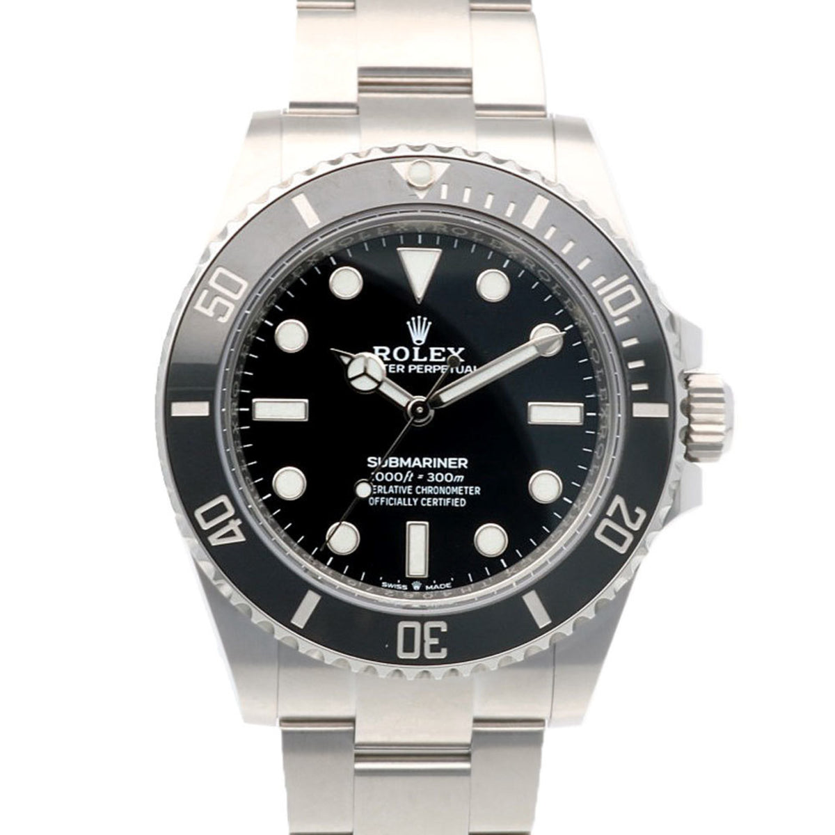 Pre-Owned Rolex Submariner Oyster Perpetual Watch, Stainless Steel, Automatic, Men's, 124060, Randomly Overhauled