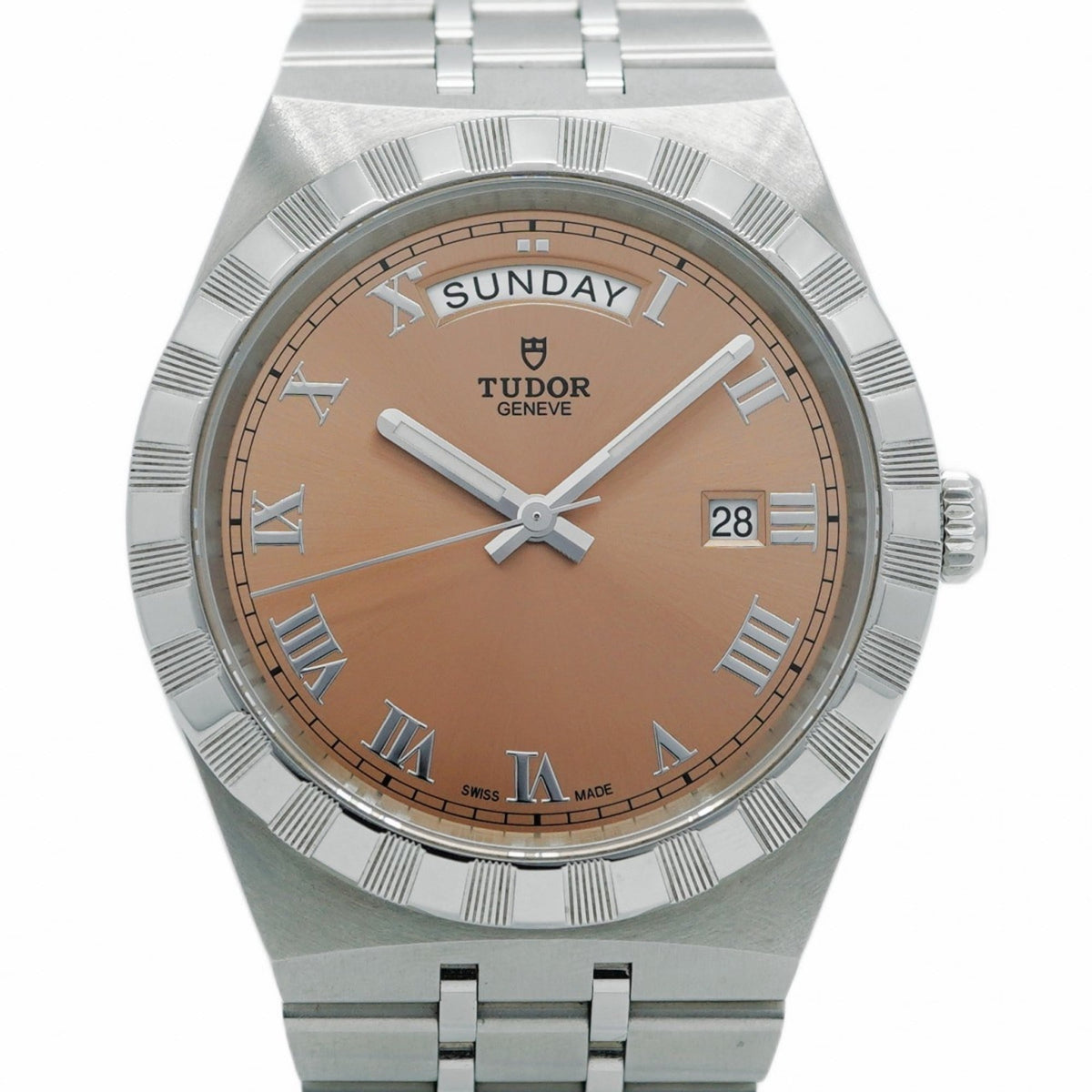 Pre-Owned Tudor Royal 28600 Orange Dial Men's Watch