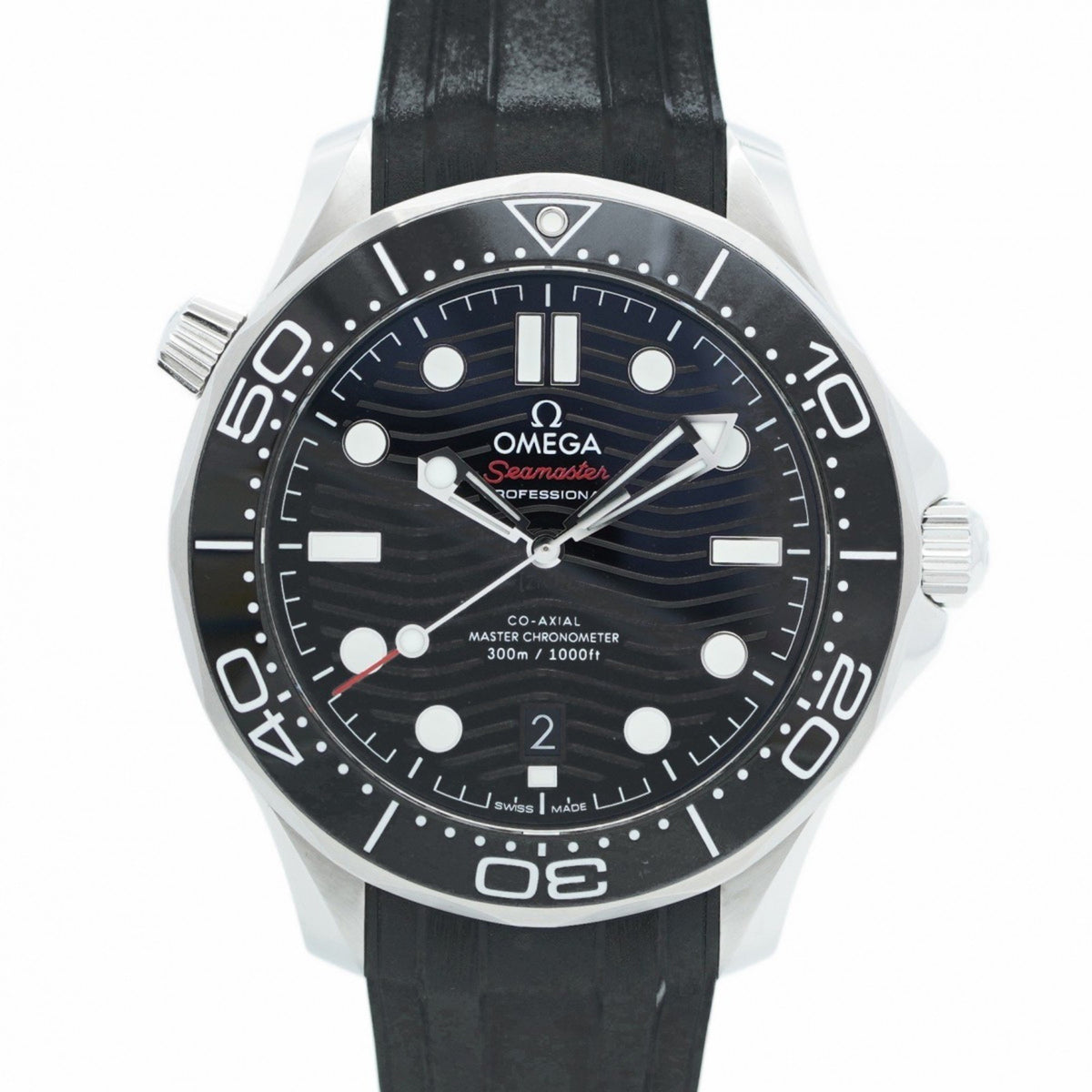 Pre-Owned Omega Seamaster 210.32.42.20.01.001 Black Dial Men's Watch
