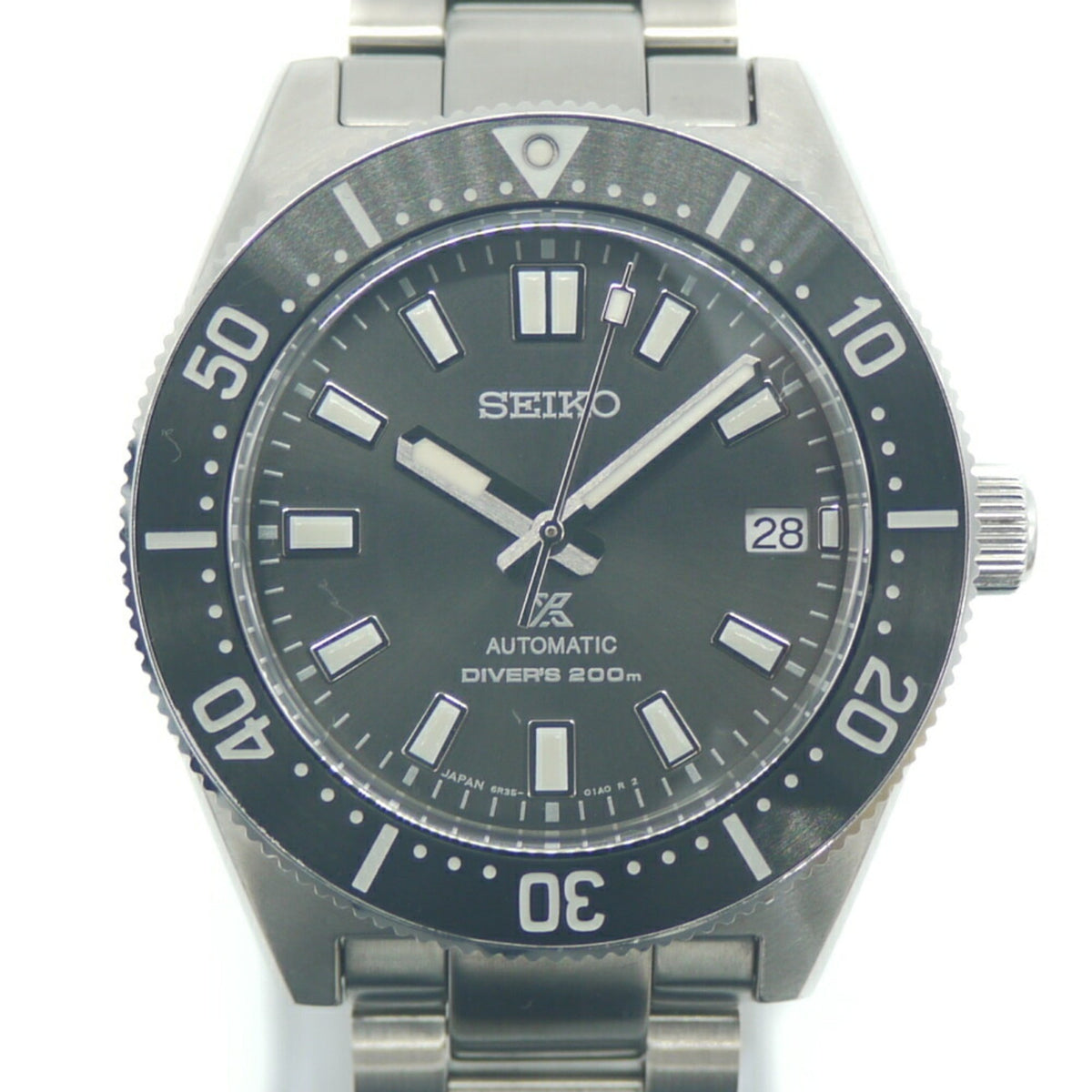 Montre d'occasion SEIKO PROSPEX Diver Scuba Mechanical 1965 Heritage SBDC101 à cadran gris automatique 