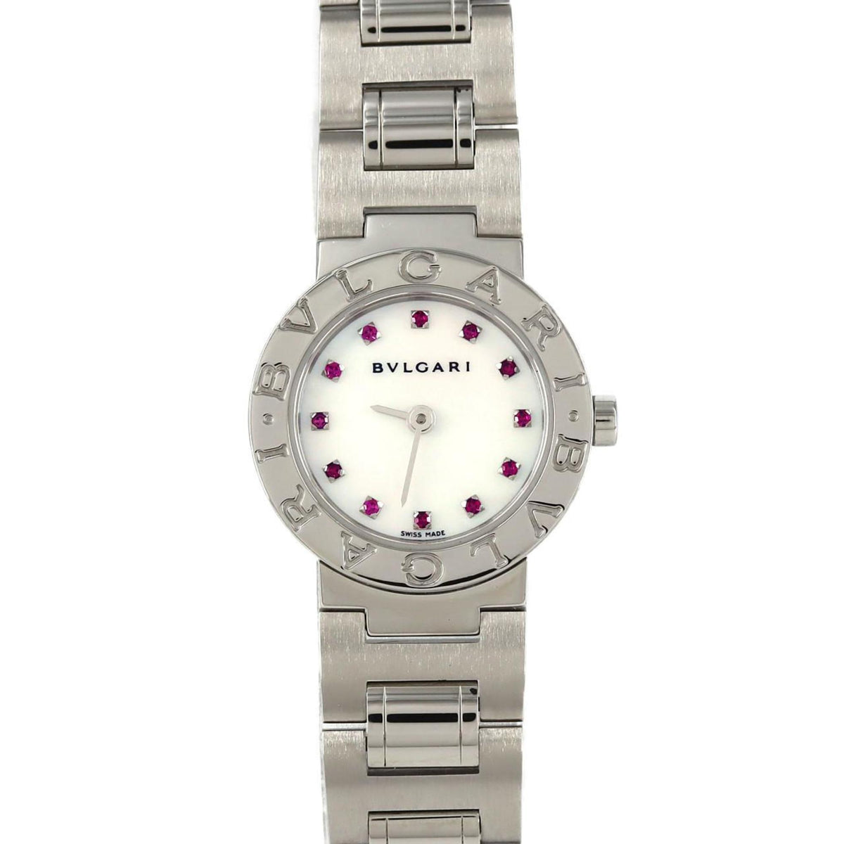 Gebrauchte BVLGARI 12R JAPAN LIMITED BB23SS BB23WSS 12CORJ SS Armbanduhr Quarz 
