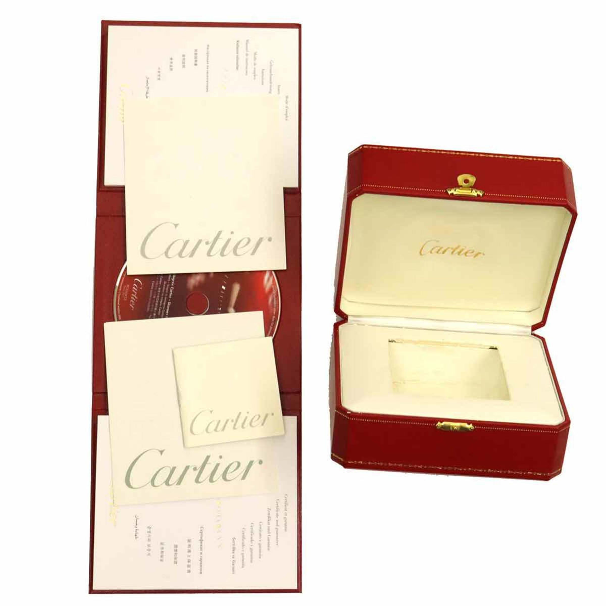 Pre-Owned Cartier Santos 100 LM W20141U2 Men's Watch, Black, 18K Pink Gold, Automatic Movement.